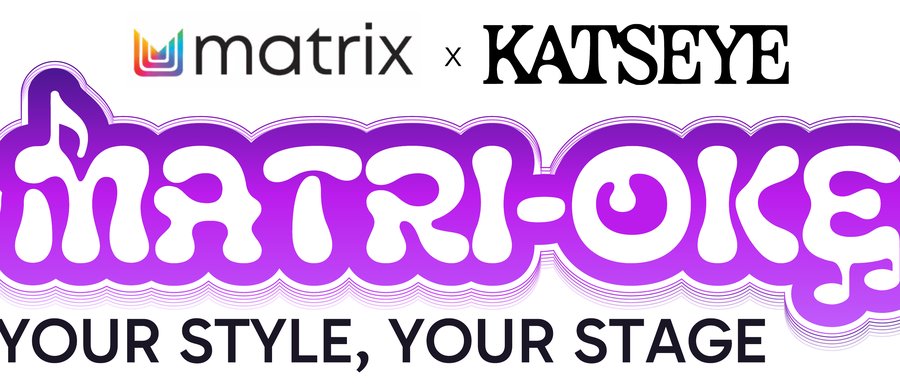 Logo co-branding Matrix x KATSEYE